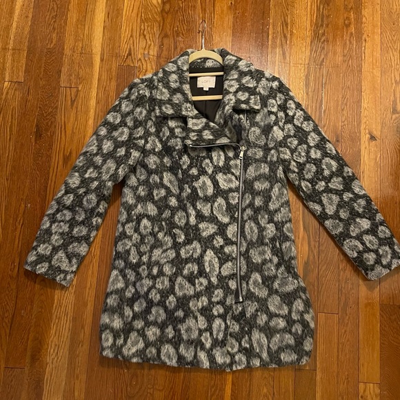 Coat Peacoat By Loft In Red, Size: Xl